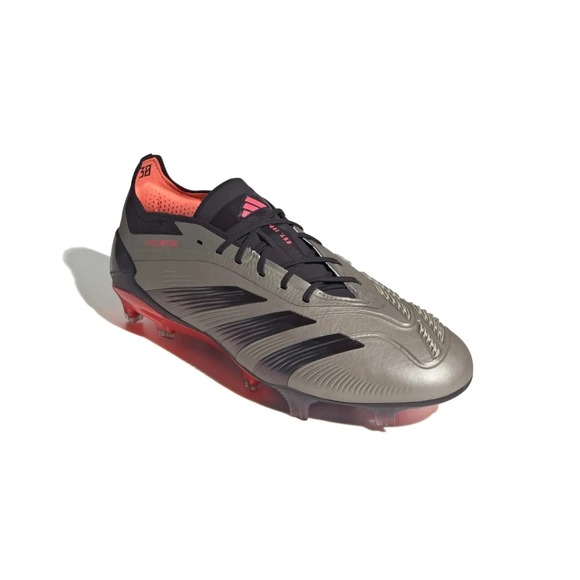 Adidas Predator Elite SG Men\'s Size 11.5 Grey Black Red Soccer Cleats ID0913 NEW main image 4